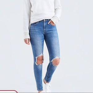 Levi’s 721 high rise skinny Rugged Indigo